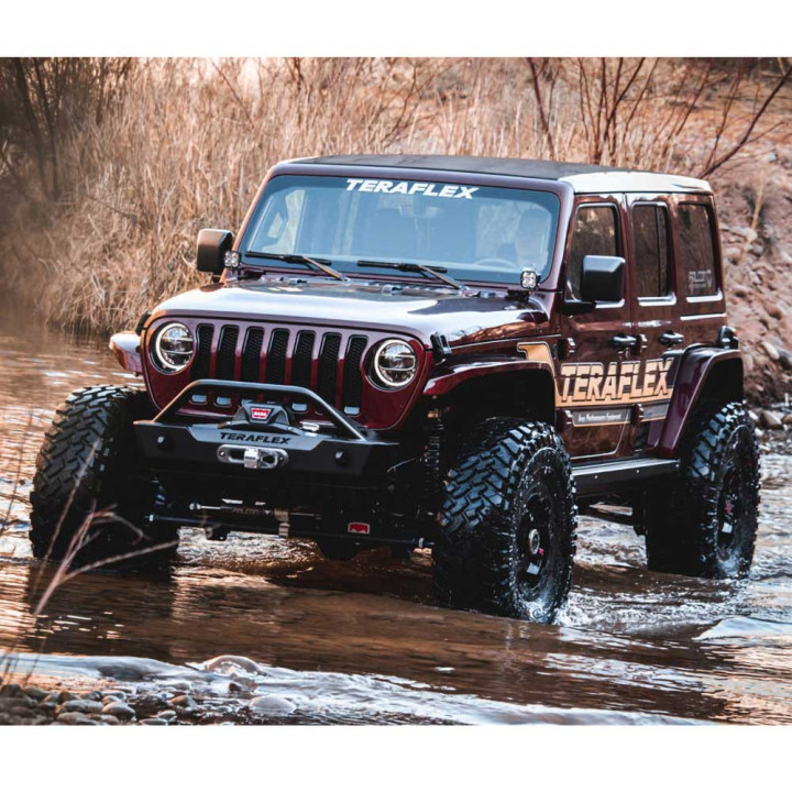 Kit Bielete Bară Antiruliu Față cu Deconectare Rapidă, TeraFlex Lift 0-4.5 Inch, Jeep Gladiator / Wrangler 2018 - Prezent - EDK.ro