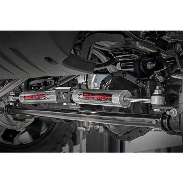 Stabilizator de Direcție Dublu, Rough Country N3 Premium Lift 2.5-8 Inch, Jeep Gladiator 2020 - Prezent, Jeep Wrangler 2018 - Pr