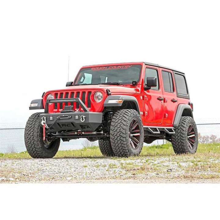Dual Steering Stabilizer, Rough Country N3 Premium Lift 2.5-8 Inch, Jeep Gladiator 2020 - Present, Jeep Wrangler 2018 - Present 