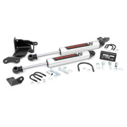 Dual Steering Stabilizer, Rough Country V2 Lift 2.5-6 Inch, Jeep Gladiator 2020 - Present, Jeep Wrangler 2018 - Present - EDK.ro