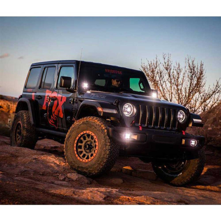 Steering Stabilizer, FOX Factory Performance 2.0 IFP, Jeep Gladiator 2020 - Present, Jeep Wrangler 2018 - Present - EDK.ro