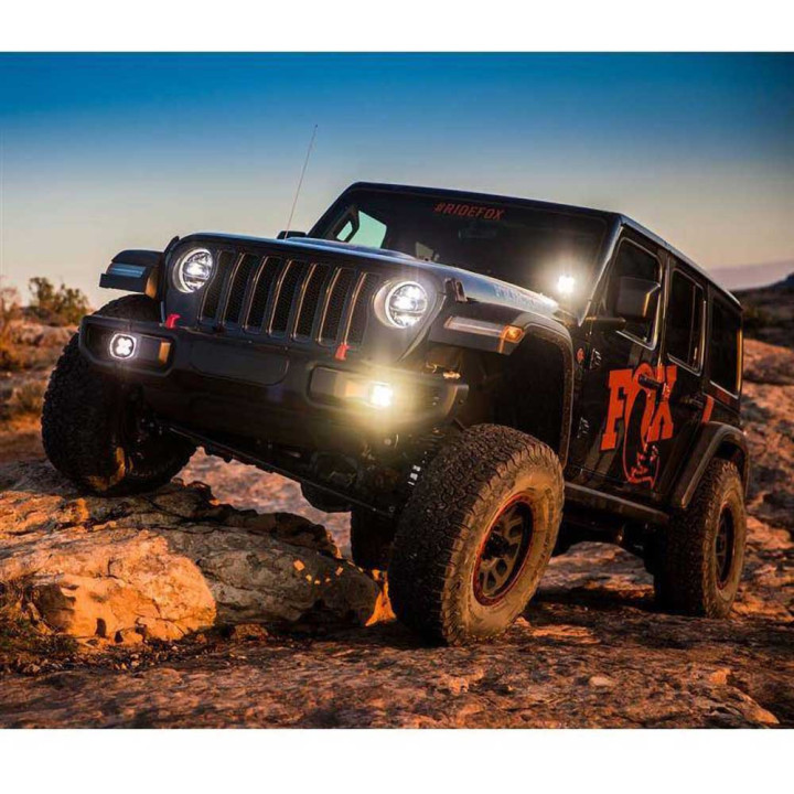 Stabilizator de Direcție, FOX Factory Performance 2.0 TS, Jeep Gladiator 2020 - Prezent, Jeep Wrangler 2018 - Prezent - EDK.ro