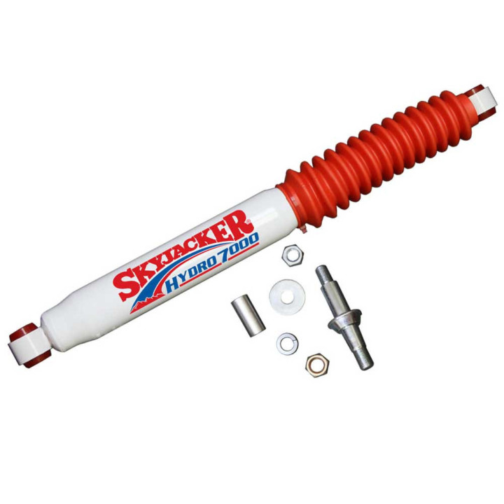 Stabilizator de Direcție HD Alb OEM, Skyjacker, Jeep Gladiator 2020 - Prezent, Jeep Wrangler 2018 - Prezent - EDK.ro