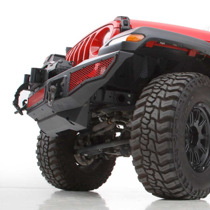 Placă de Protecție Inferioară din Oțel pentru Bara de Protecție Rockline, Go Rhino, Jeep Gladiator 2020 - Prezent, Jeep Wrangler
