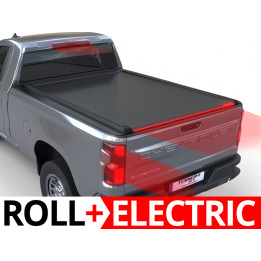 Electronically Assisted Roll Top Tonneau Bed Cover, Tessera 4x4 Roll+, Chevrolet Silverado 1500 Bed Length 8.0 Feet 2019 - Prese