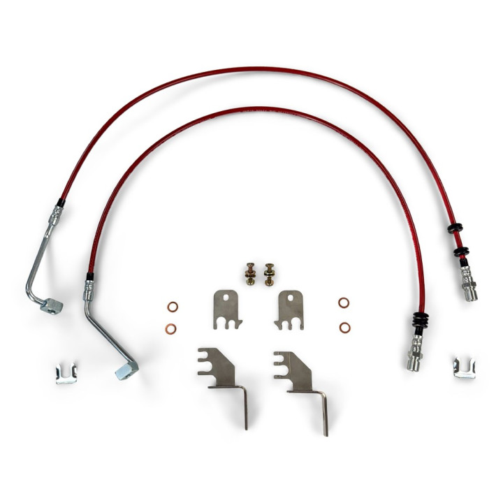 Kit Conducte Frână Față HD 36 Inch, Clayton Off Road single piston caliper Lift 0-5 Inch, Jeep Gladiator 2020 - Prezent, Jeep Wr