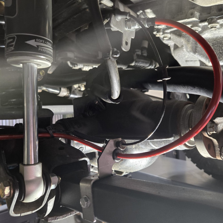 Kit Conducte Frână Față HD 36 Inch, Clayton Off Road two piston caliper Lift 0-5 Inch, Jeep Gladiator 2020 - Prezent, Jeep Wrang