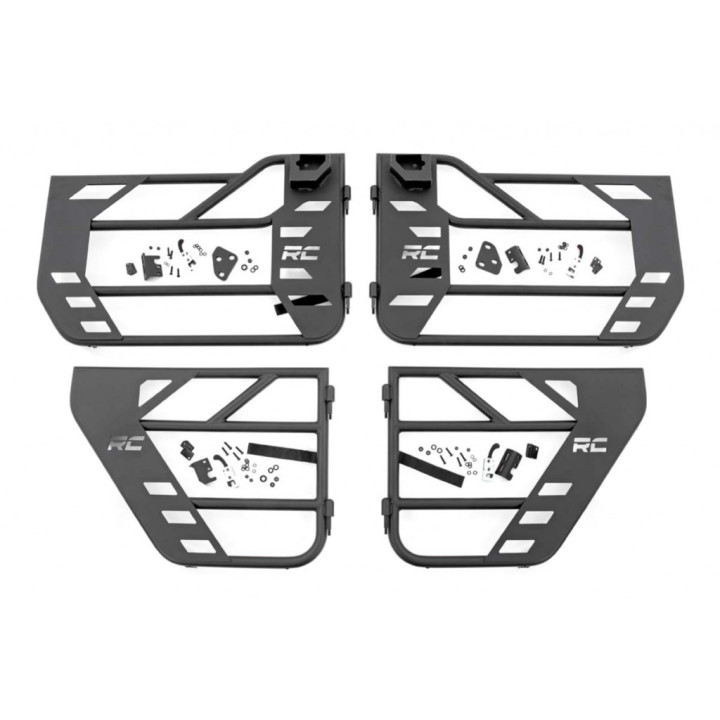 Uși Tubulare Față și Spate, Rough Country, Jeep Gladiator 2020 - Prezent, Jeep Wrangler 2018 - Prezent - EDK.ro