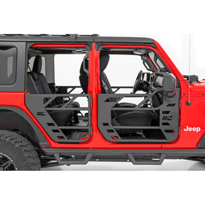 Uși Tubulare Față și Spate, Rough Country, Jeep Gladiator / Wrangler 2018 - Prezent - EDK.ro