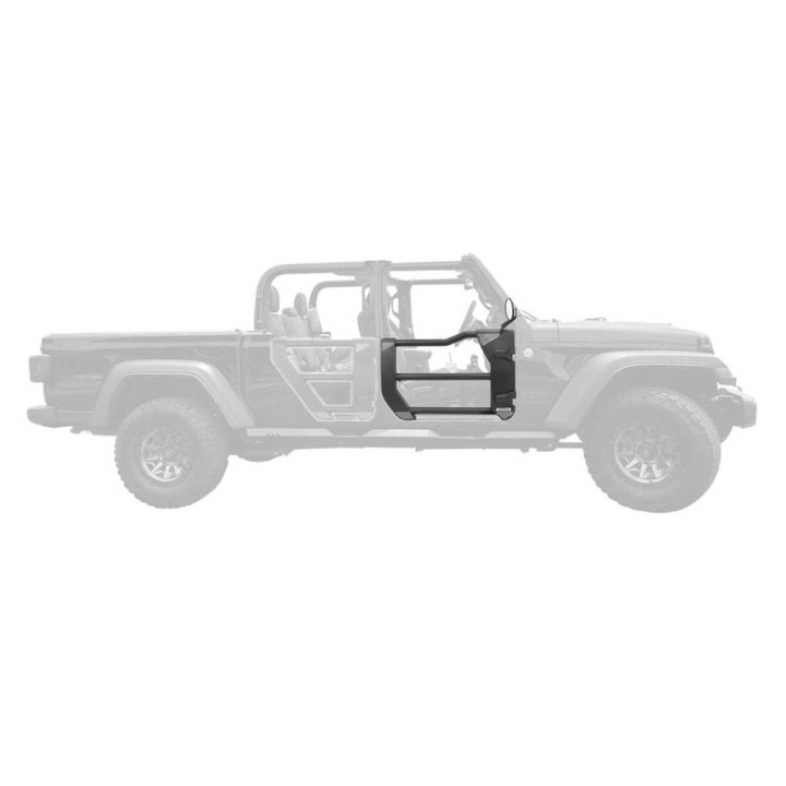 Front Tube Doors, Go Rhino Trailline, Jeep Gladiator / Wrangler 2018 - Present - EDK.ro