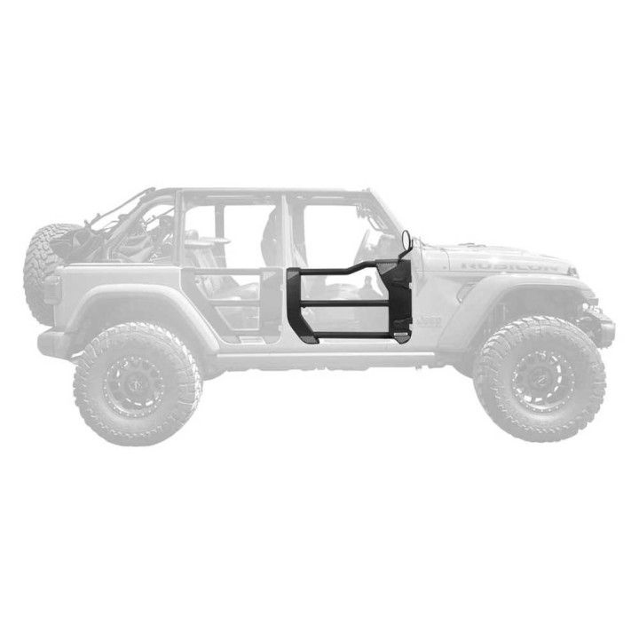 Uși Tubulare Frontale, Go Rhino Trailline, Jeep Gladiator 2020 - Prezent, Jeep Wrangler 2018 - Prezent - EDK.ro