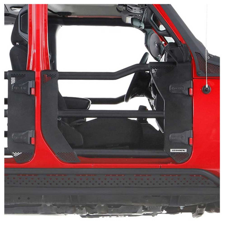 Uși Tubulare Frontale, Go Rhino Trailline, Jeep Gladiator 2020 - Prezent, Jeep Wrangler 2018 - Prezent - EDK.ro