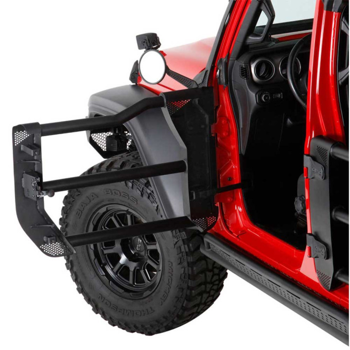 Uși Tubulare Frontale, Go Rhino Trailline, Jeep Gladiator 2020 - Prezent, Jeep Wrangler 2018 - Prezent - EDK.ro
