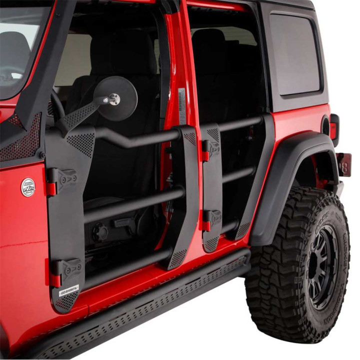 Uși Tubulare Frontale, Go Rhino Trailline, Jeep Gladiator 2020 - Prezent, Jeep Wrangler 2018 - Prezent - EDK.ro