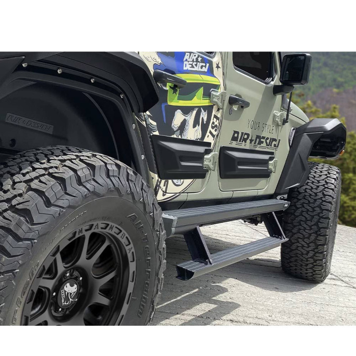 Set Bandouri Portiere, Air Design, Jeep Gladiator 2020 - Prezent, Jeep Wrangler 2018 - Prezent - EDK.ro