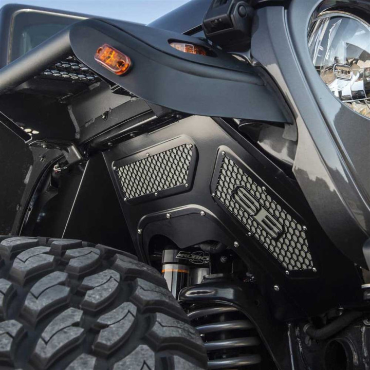 Căptușeli Interioare ale Aripilor Față, Smittybilt, Jeep Gladiator 2020 - Prezent, Jeep Wrangler 2018 - Prezent - EDK.ro