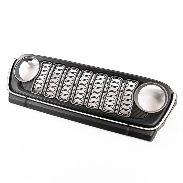 Grilă cu Lumini LED, OFD, Jeep Gladiator 2020 - Prezent, Jeep Wrangler 2018 - Prezent - EDK.ro