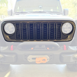 Grille with Camera Hole, OFD, Jeep Gladiator 2020 - Present, Jeep Wrangler 2018 - Present - EDK.ro
