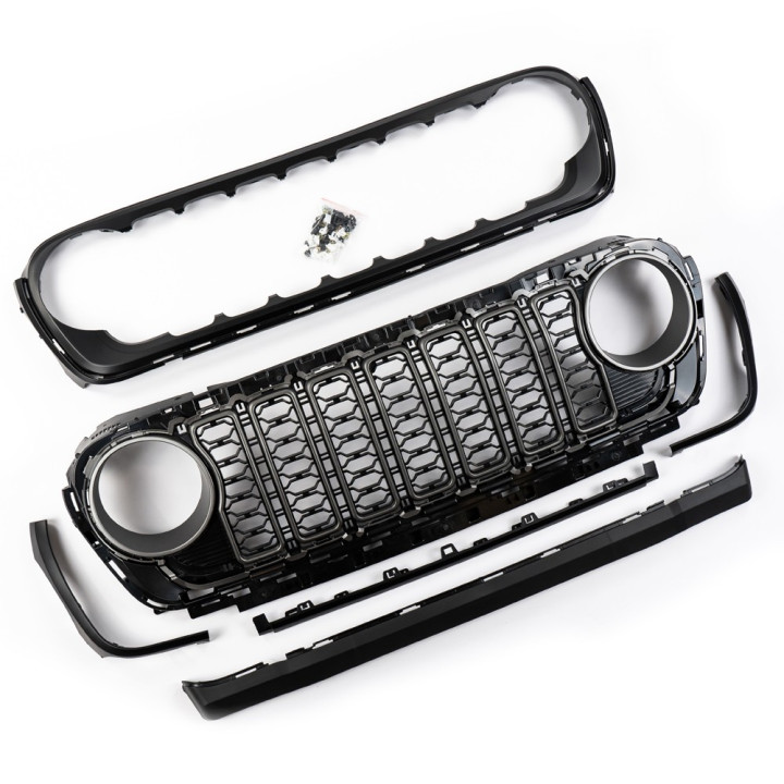 Grilă, OFD, Jeep Gladiator 2020 - Prezent, Jeep Wrangler 2018 - Prezent - EDK.ro