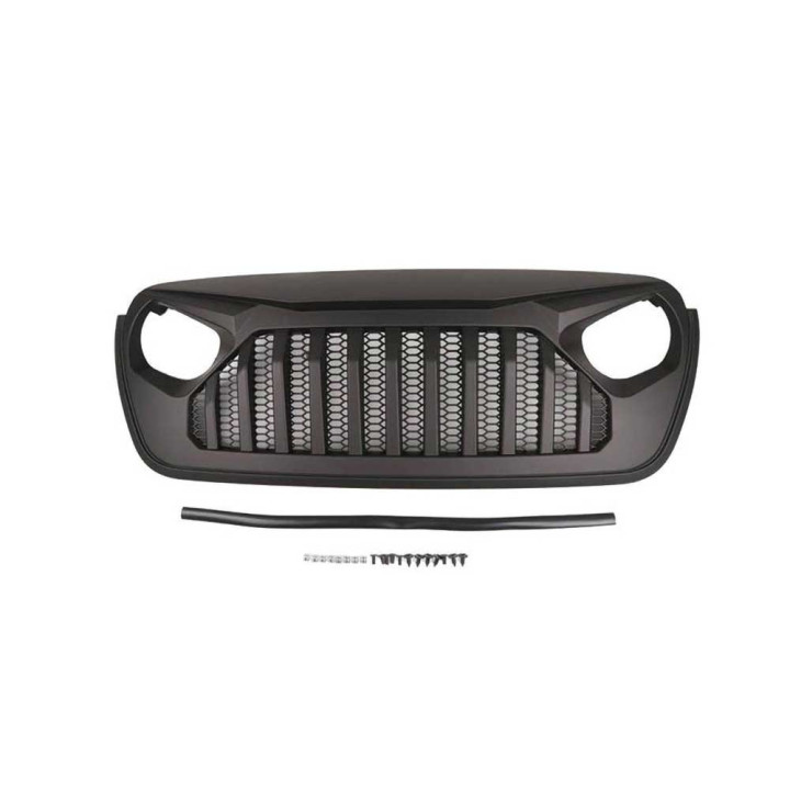 Grilă, OFD Angry Eyes, Jeep Gladiator 2020 - Prezent, Jeep Wrangler 2018 - Prezent - EDK.ro