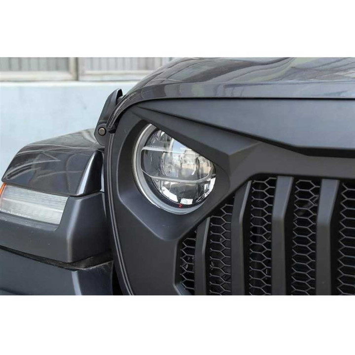 Grilă, OFD Angry Eyes, Jeep Gladiator 2020 - Prezent, Jeep Wrangler 2018 - Prezent - EDK.ro