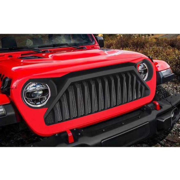 Grilă, OFD Angry Eyes, Jeep Gladiator 2020 - Prezent, Jeep Wrangler 2018 - Prezent - EDK.ro