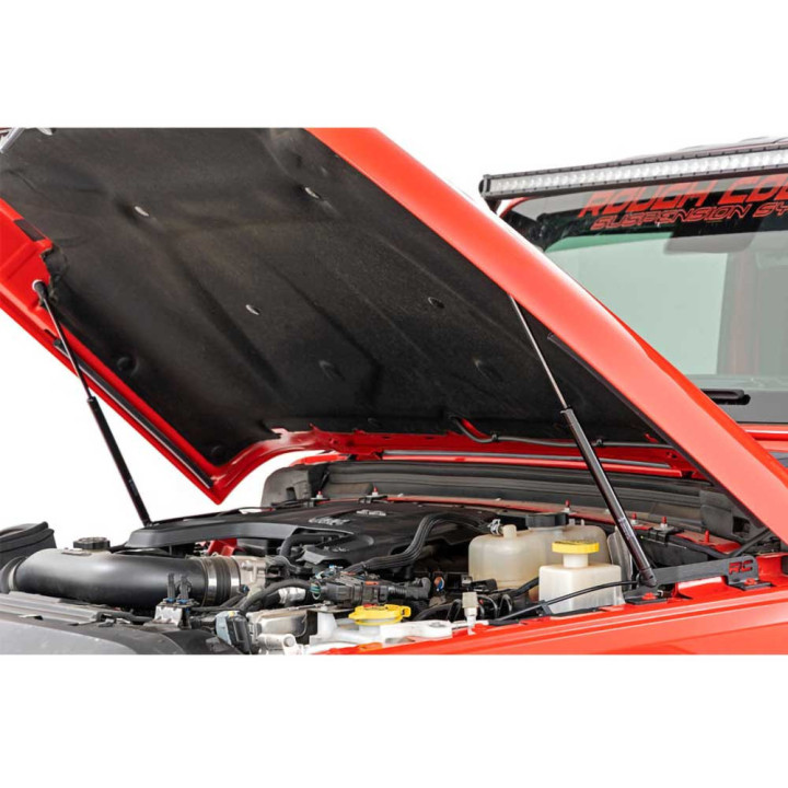 Asistență Hidraulică pentru Capotă, Rough Country, Jeep Gladiator 2020 - Prezent, Jeep Wrangler 2018 - Prezent - EDK.ro