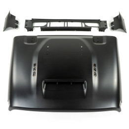 Steel Hood, OFD Stealth, Jeep Gladiator 2020 - Present, Jeep Wrangler 2018 - Present - EDK.ro