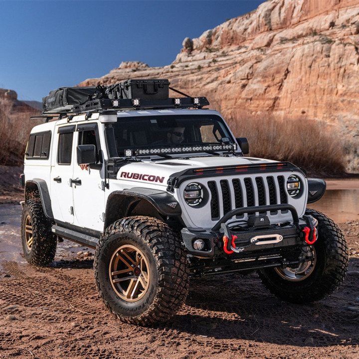 Protecție pentru Glugă, Husky Liners Aeroskin Lightshield Pro, Jeep Gladiator 2020 - Prezent, Jeep Wrangler 2018 - Prezent - EDK
