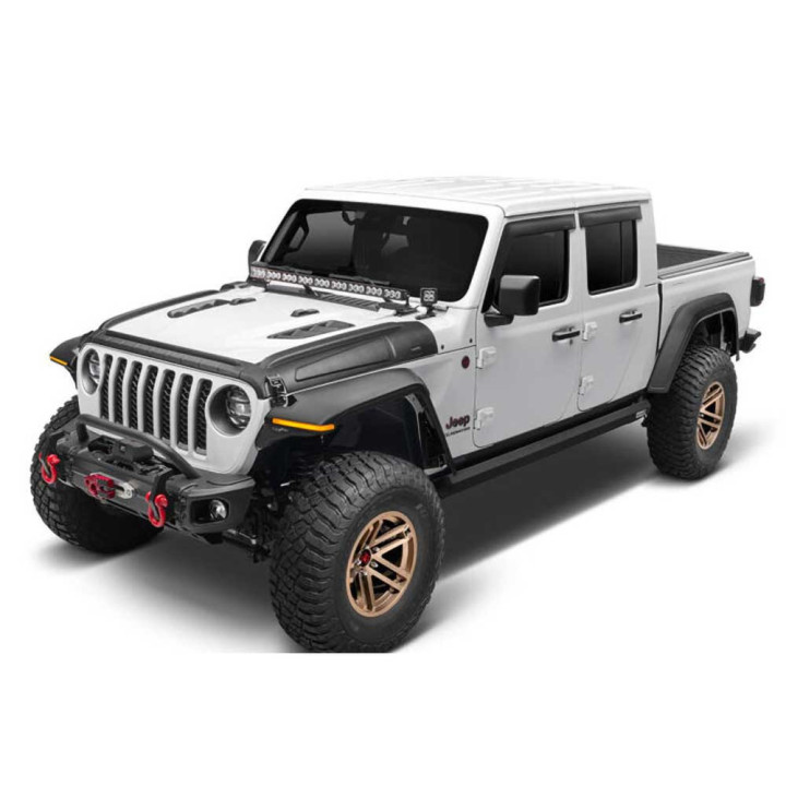 Hood Guard, Bushwacker Trail Armor, Jeep Gladiator / Wrangler 2018 - Present - EDK.ro