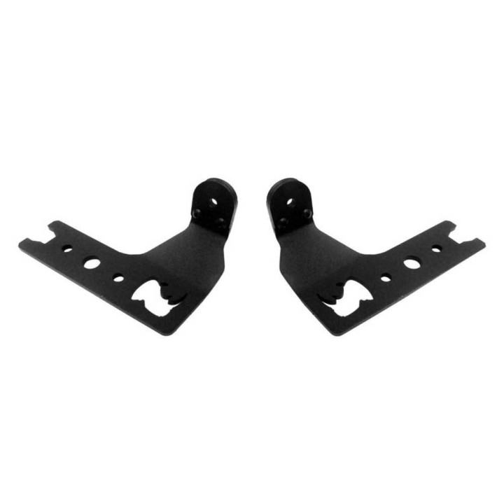 Kit de Integrare Proiectoare LED Omologate, Go Rhino Center hood mount LED bar 10" double row, Jeep Gladiator / Wrangler 2018 - 