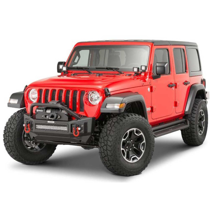 EC Approved LED Projector Integration Kit for Windshield, Go Rhino Windshield cowl mount for a LED 3x3" Dual Cube, Jeep Gladiato