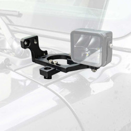 EC Approved LED Projector Integration Kit, OFD Hood light brackets, Jeep Gladiator / Wrangler 2018 - Present - EDK.ro