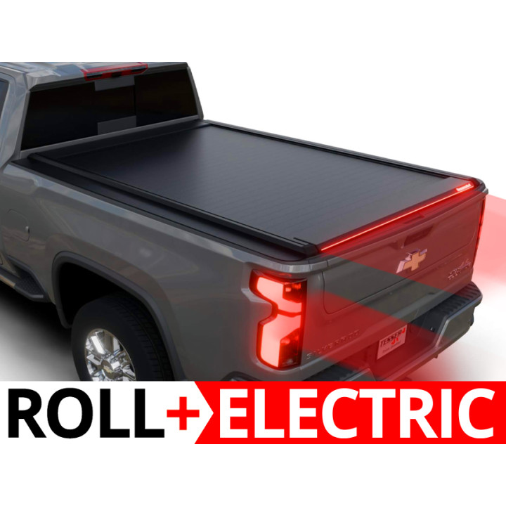 Închidere de Benă Tip Rulou Electric, Tessera 4x4 Roll+, Chevrolet Silverado 3500 Lungime Benă 6.6 Feet 2015 - 2019 - EDK.ro
