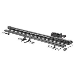 Kit de Integrare Proiectoare LED Omologate Pentru Capotă, Rough Country LED bar 50" Black Series, Jeep Gladiator / Wrangler 2018