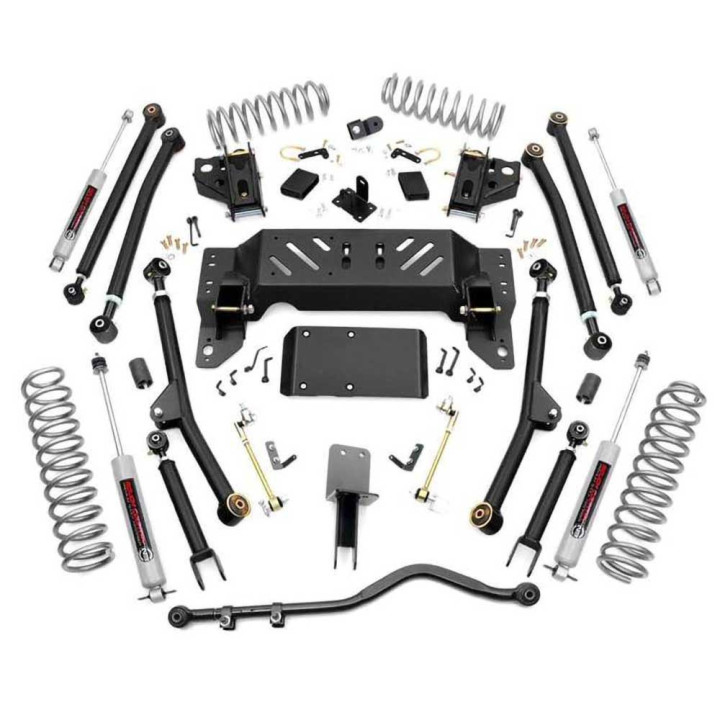 Kit Suspensie de Ridicare Braț Lung, Rough Country Lift 4 Inch, Jeep Grand Cherokee 1993 - 1998 - EDK.ro