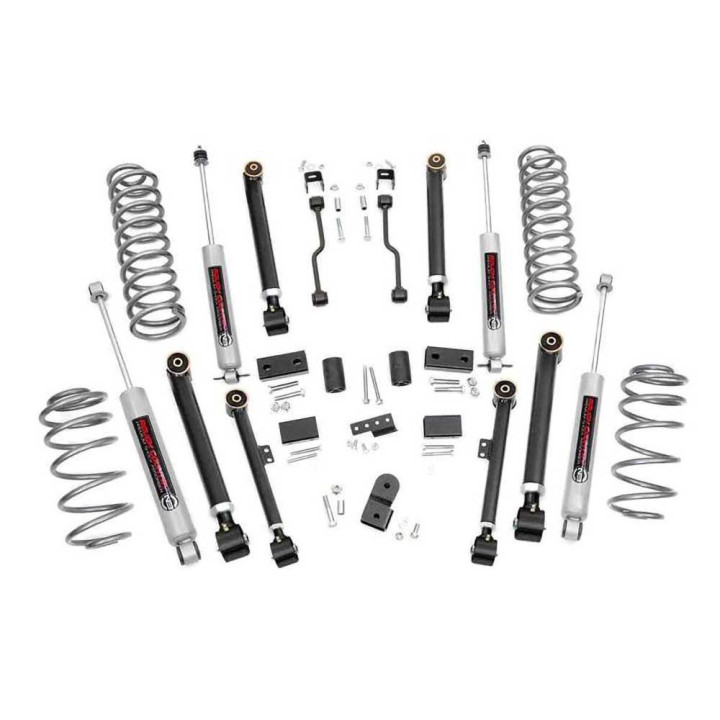 Kit Suspensie de Ridicare X-flex, Rough Country Lift 4 Inch, Jeep Grand Cherokee 1993 - 1998 - EDK.ro