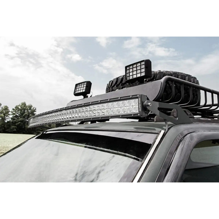 Kit de Integrare Proiectoare LED Omologate, Rough Country LED light mount bracket for 50" light bar, Jeep Grand Cherokee 1993 - 