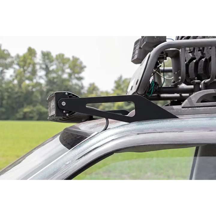 Kit de Integrare Proiectoare LED Omologate, Rough Country LED light mount bracket for 50" light bar, Jeep Grand Cherokee 1993 - 