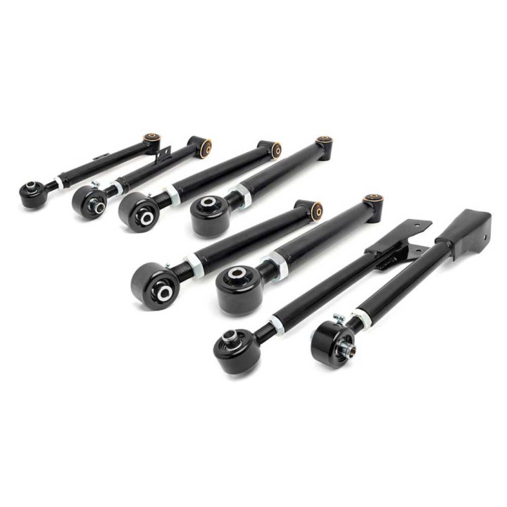 Kit Braț de Control Reglabil, Rough Country X-Flex Lift 0-6.5 Inch, Jeep Grand Cherokee 1993 - 1998, Jeep Wrangler 1997 - 2006 -