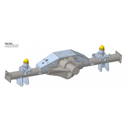 WJ to JK Dana 44 Rear Axle Swap Truss, Iron Rock Off Road, Jeep Grand Cherokee 1999 - 2004 - EDK.ro