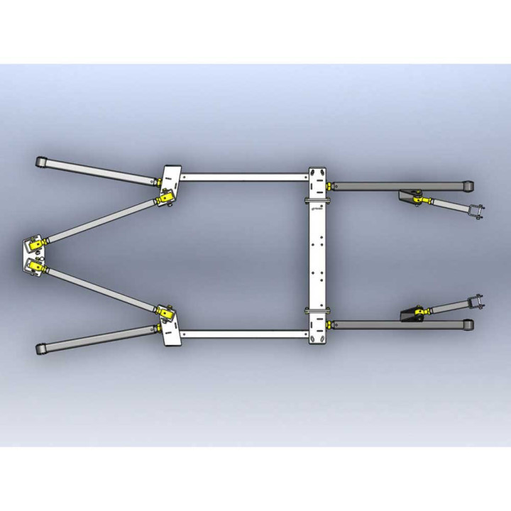 Long Control Arm Pocket Style Upgrade Kit, Clayton Off Road Lift 4-8 Inch, Jeep Grand Cherokee 1999 - 2004 - EDK.ro