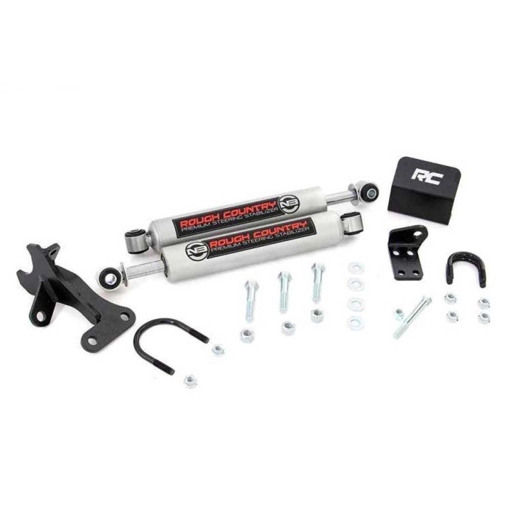 Stabilizator de Direcție Dublu, Rough Country N3 Premium Lift 4 Inch, Jeep Grand Cherokee 1999 - 2004 - EDK.ro