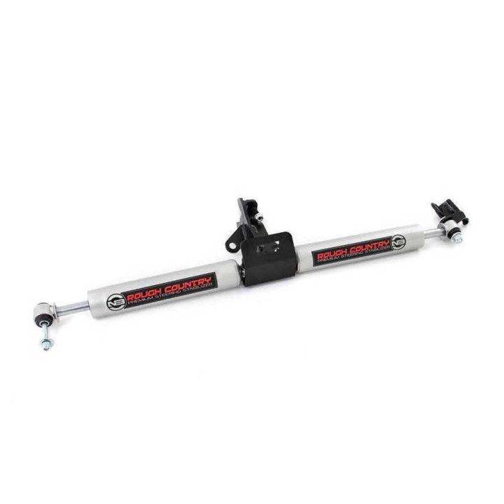 Dual Steering Stabilizer, Rough Country N3 Premium Lift 4 Inch, Jeep Grand Cherokee 1999 - 2004 - EDK.ro