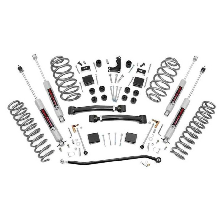 Suspension Lift Kit X-series, Rough Country Lift 4 Inch, Jeep Grand Cherokee 1999 - 2004 - EDK.ro