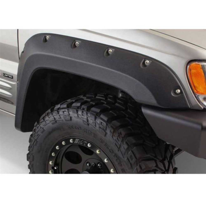 Front and Rear Fender Flares, Bushwacker Cut-Out Style, Jeep Grand Cherokee 1999 - 2004 - EDK.ro