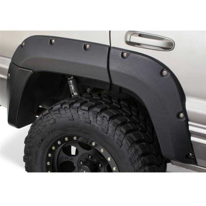 Front and Rear Fender Flares, Bushwacker Cut-Out Style, Jeep Grand Cherokee 1999 - 2004 - EDK.ro