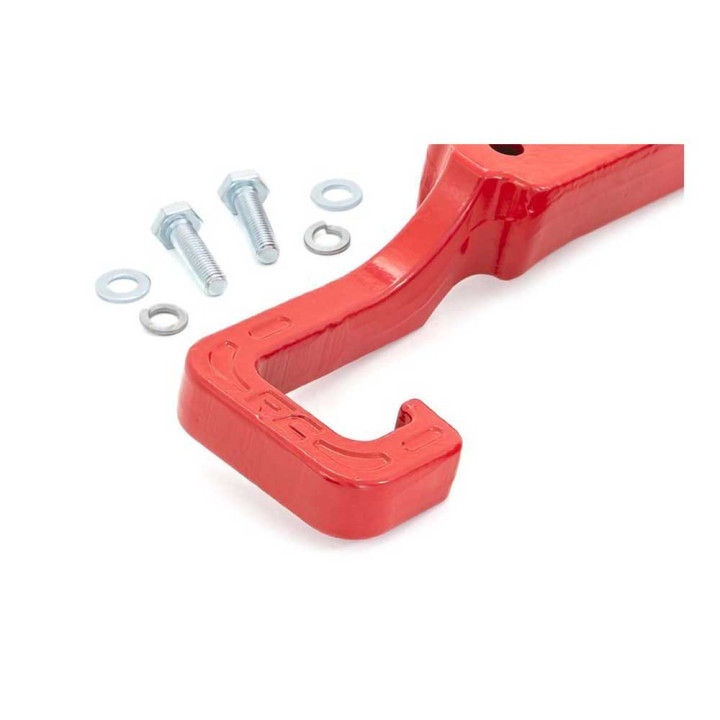 Front Tow Hooks Red, Rough Country, Jeep Grand Cherokee 2011 - 2022 - EDK.ro