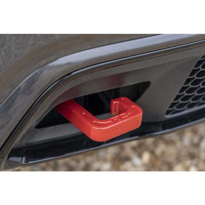 Front Tow Hooks Red, Rough Country, Jeep Grand Cherokee 2011 - 2022 - EDK.ro