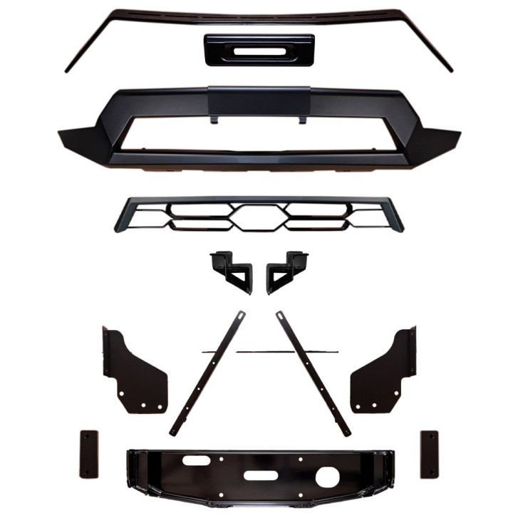 Off-Road Bullbar, Chief Products Stealth Edition WK2, Jeep Grand Cherokee 2011 - 2022 - EDK.ro